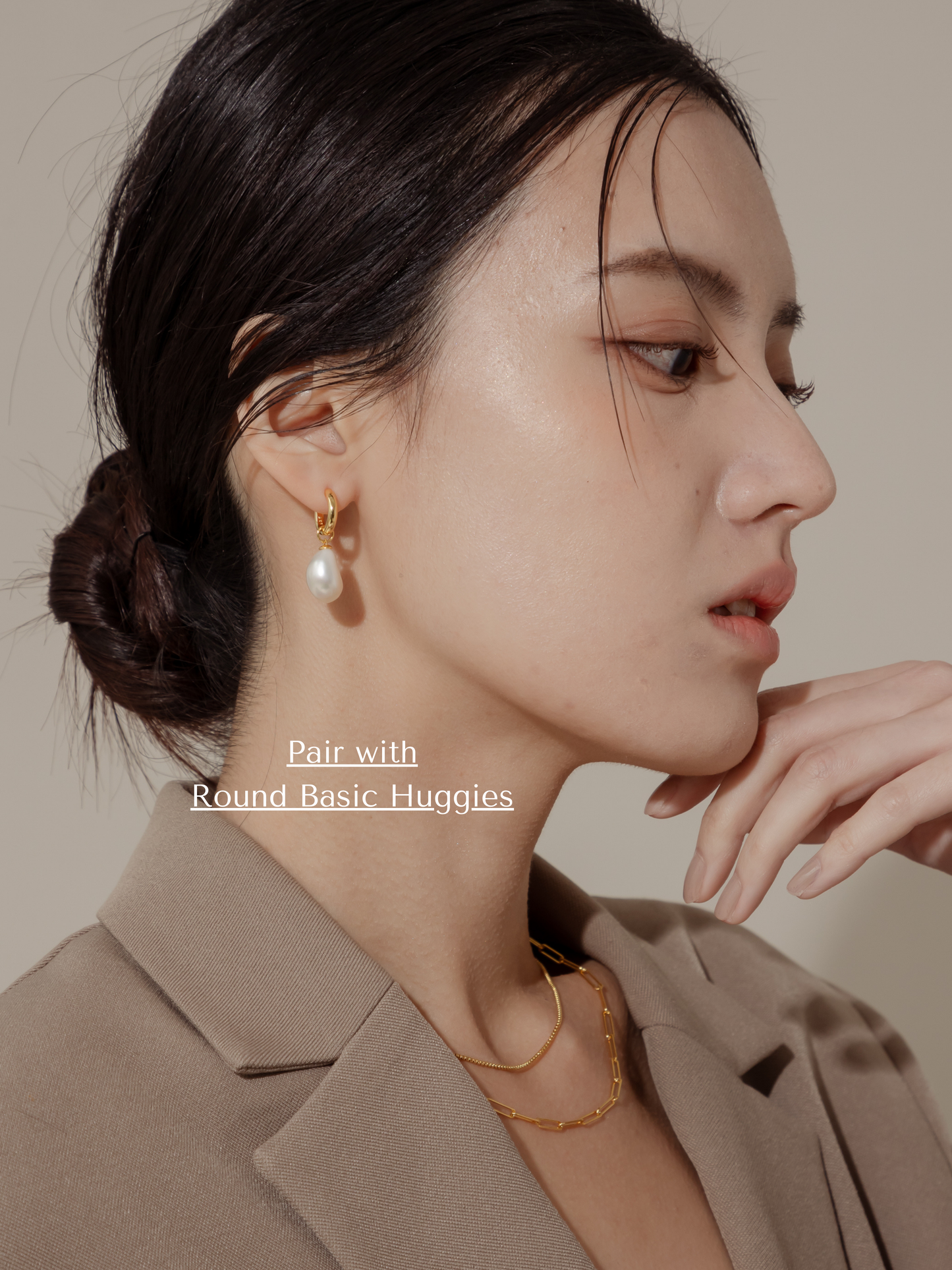 CHRISTAL MODULAR EARRINGS (CLEAR)