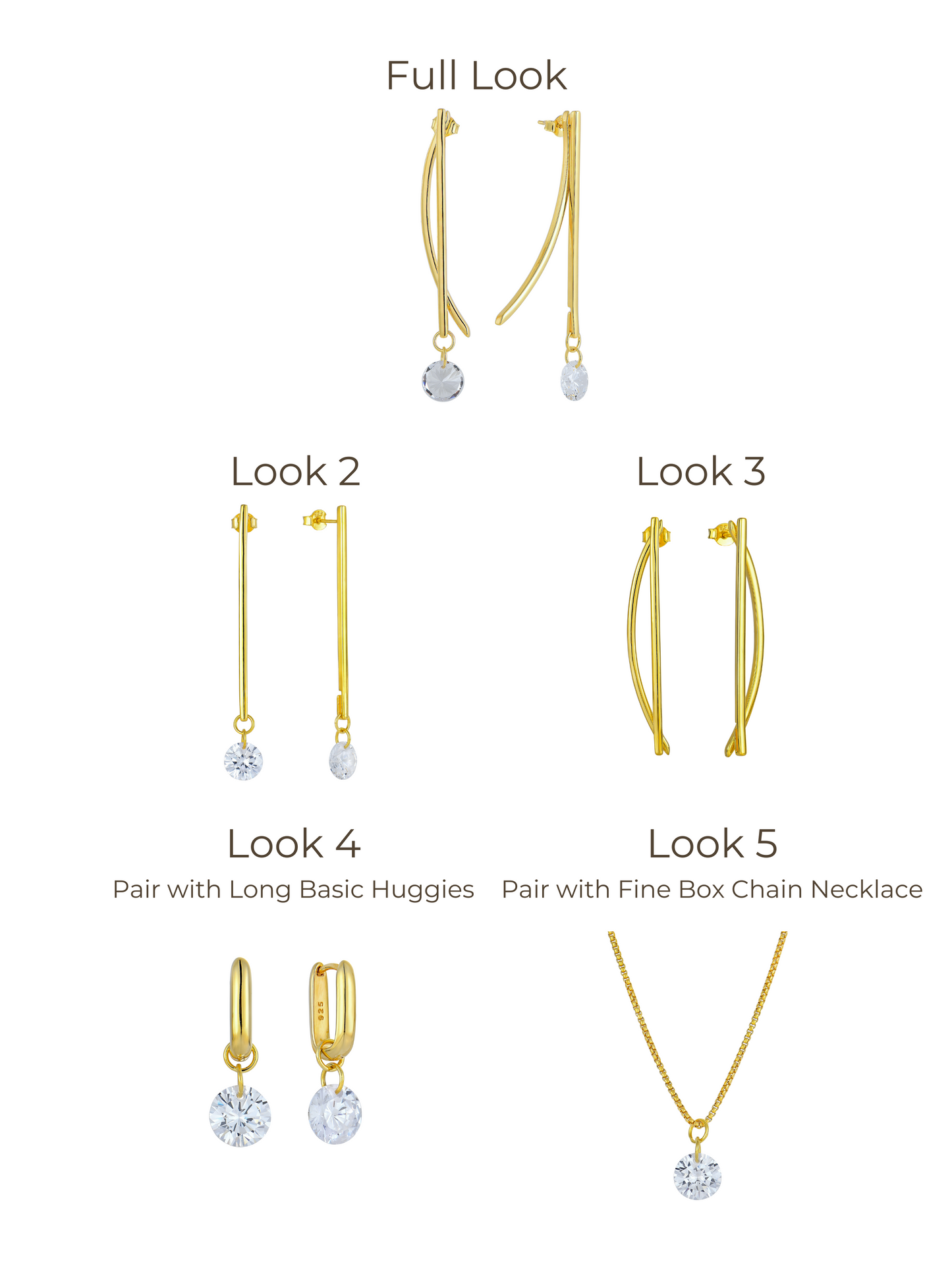 LUNA MULTIWAY EARRINGS