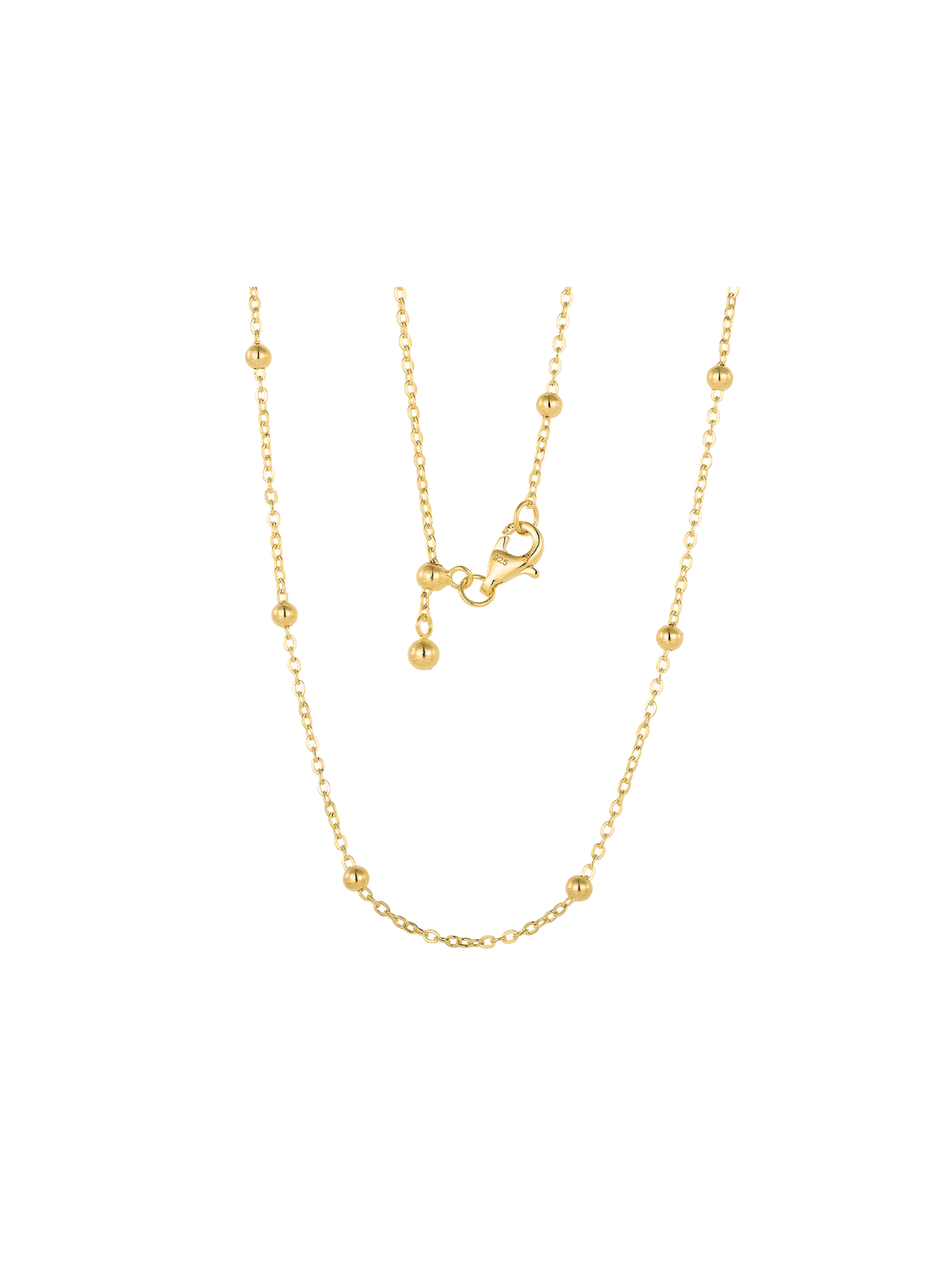 BEADED CHAIN NECKLACE