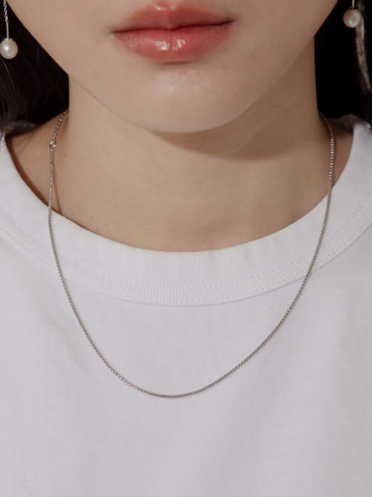 Fine Box Chain Necklace
