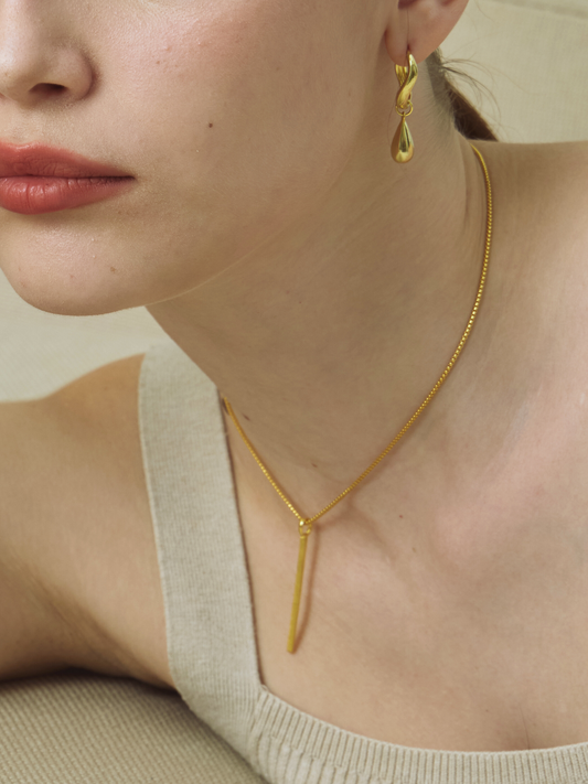 Brooke Adjustable Box Chain Necklace