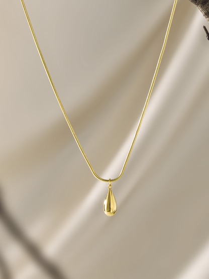 Dew Adjustable Round Snake Chain Necklace
