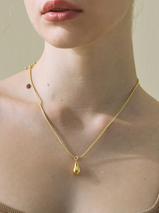 Dew Adjustable Round Snake Chain Necklace