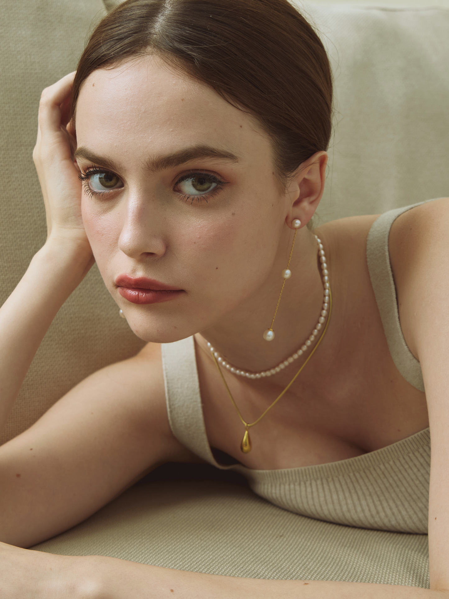 Dew Adjustable Round Snake Chain Necklace