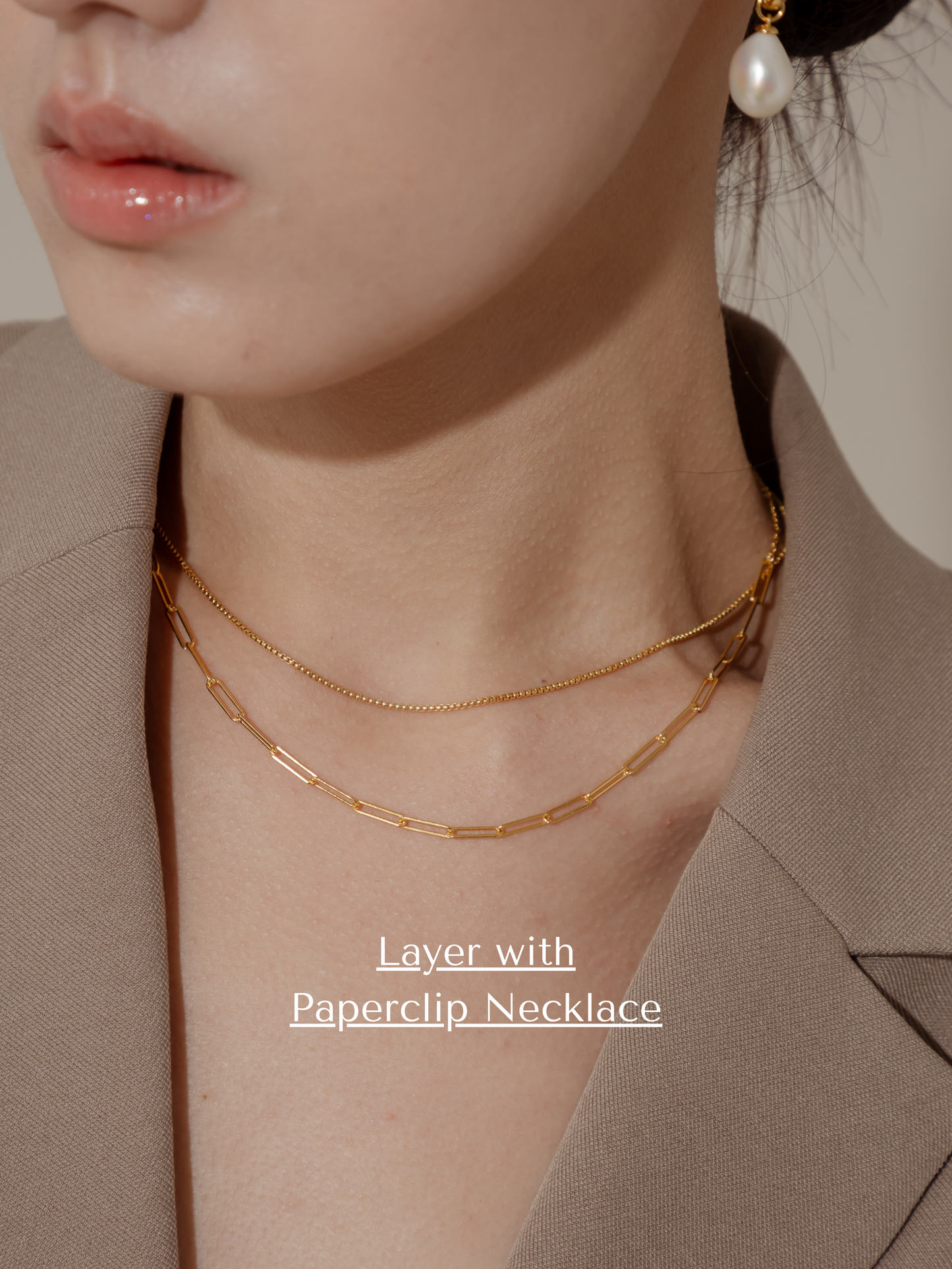 Fine Box Chain Necklace