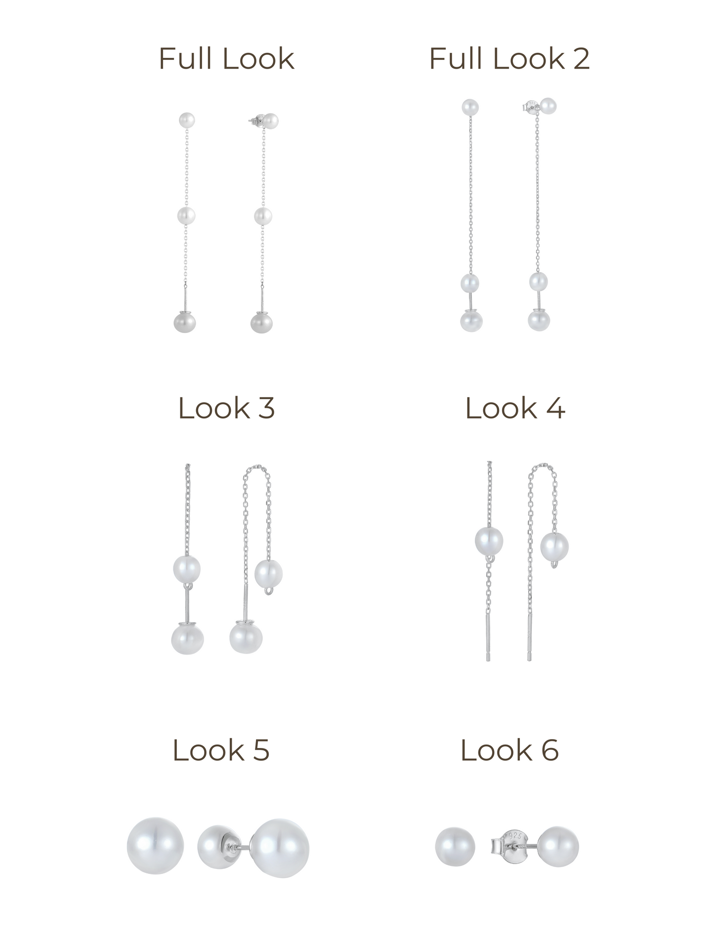 Drizzle Multiway Pearl Earrings (Pre-Order)