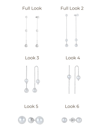 Drizzle Multiway Pearl Earrings (Pre-Order)