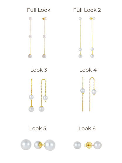 Drizzle Multiway Pearl Earrings