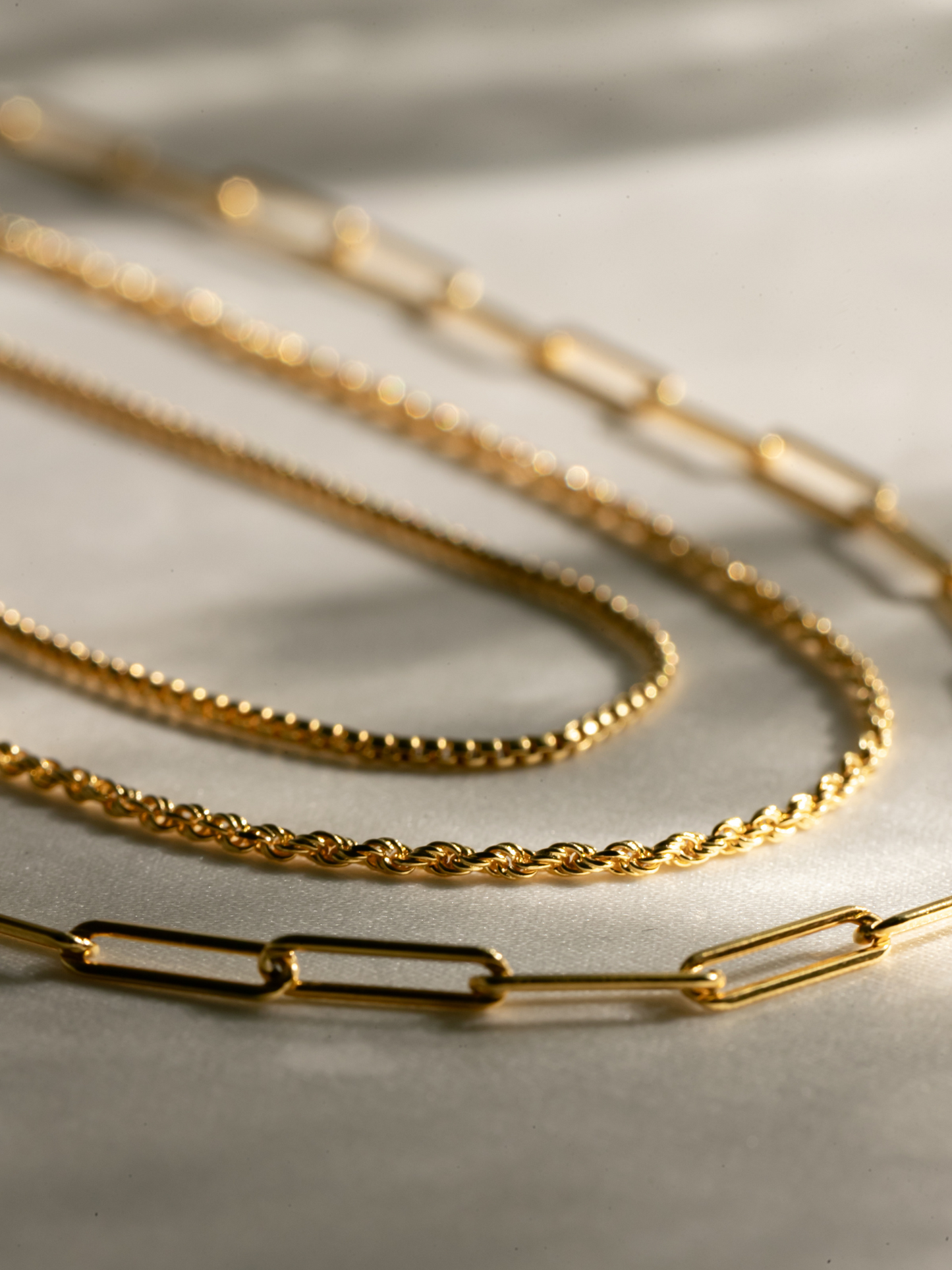 Fine Box Chain Necklace