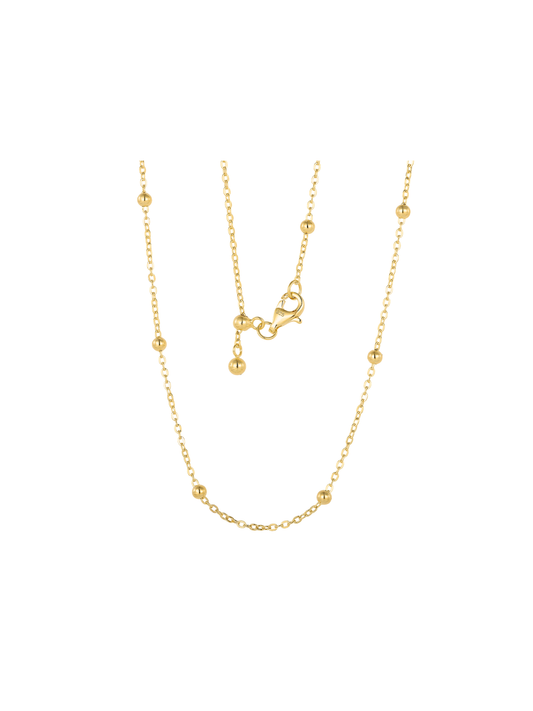 BEADED CHAIN NECKLACE